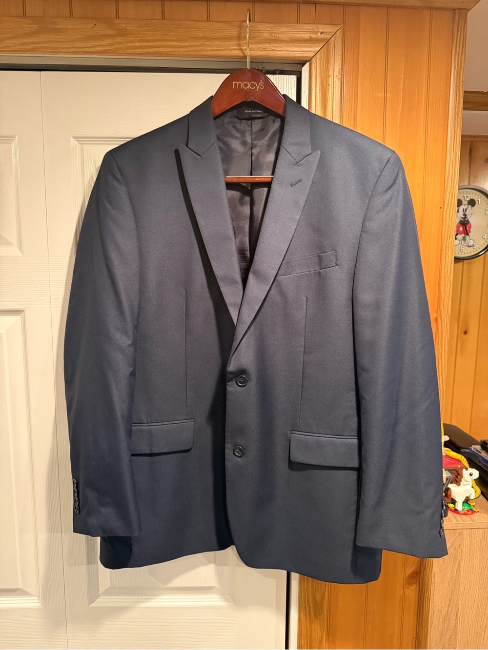 Michael Kors Navy Blue Blazer Sports Coat 42L